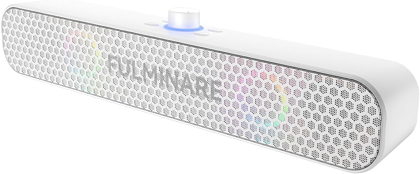 FULMINARE Bluetooth Speaker with 26W HD Sound, Portable Speaker Up to 30H Playtime, AUX&TF-Card&USB Input, LED Lights, Speakers Bluetooth 5.3 Wireless for Home/Party/Outdoor, (Black)